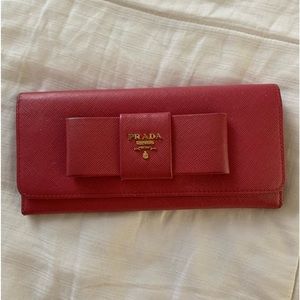 Pink Prada Wallet